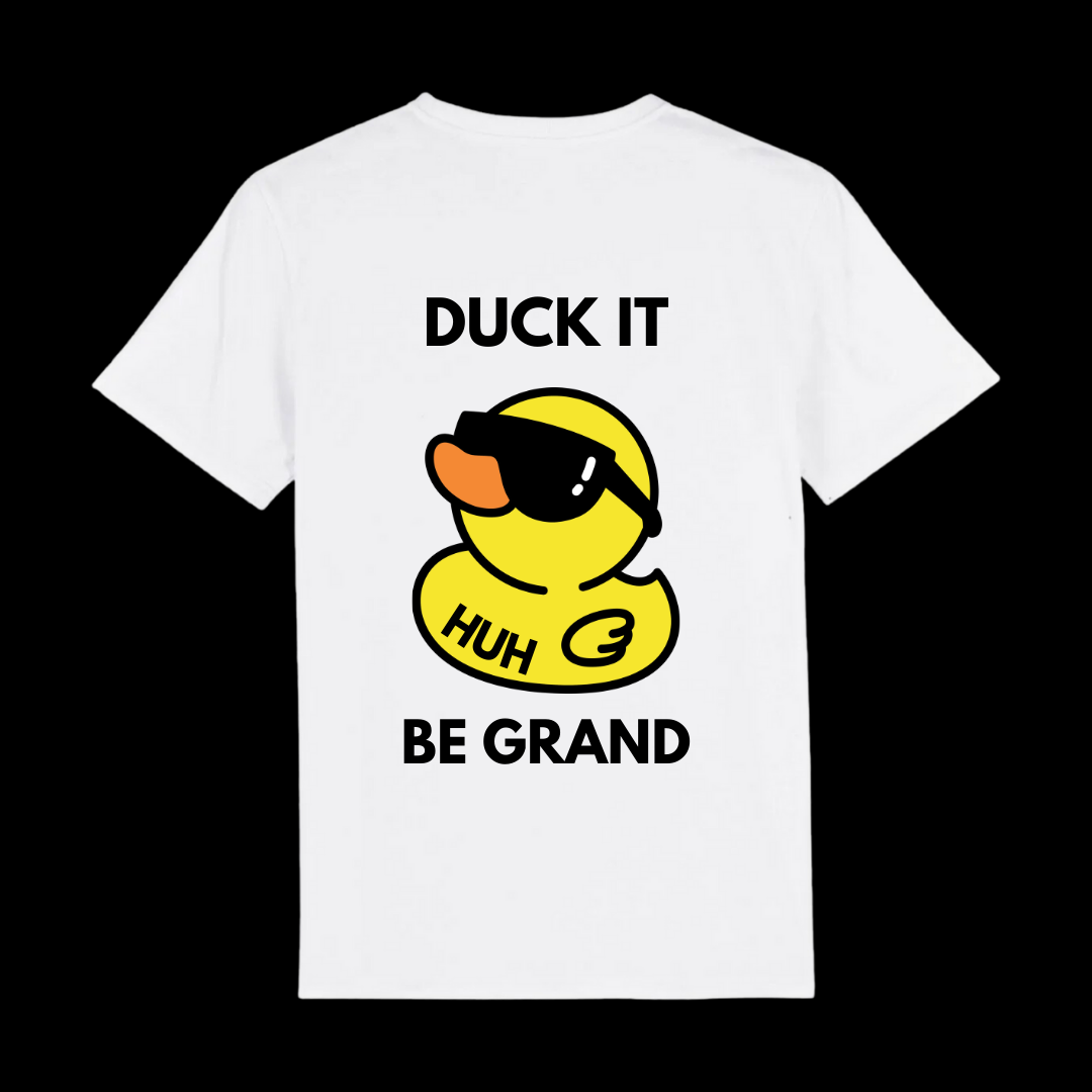 DUCK IT T-Shirt White - Coming soon! - HUHClothing