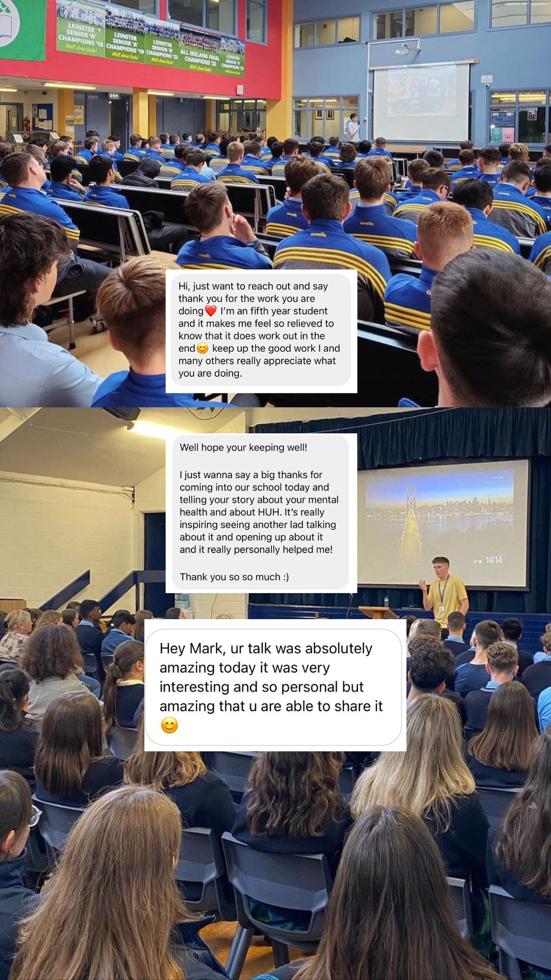 HUH Clothing | School Talks | Mental Health & Well-being – HUHClothing