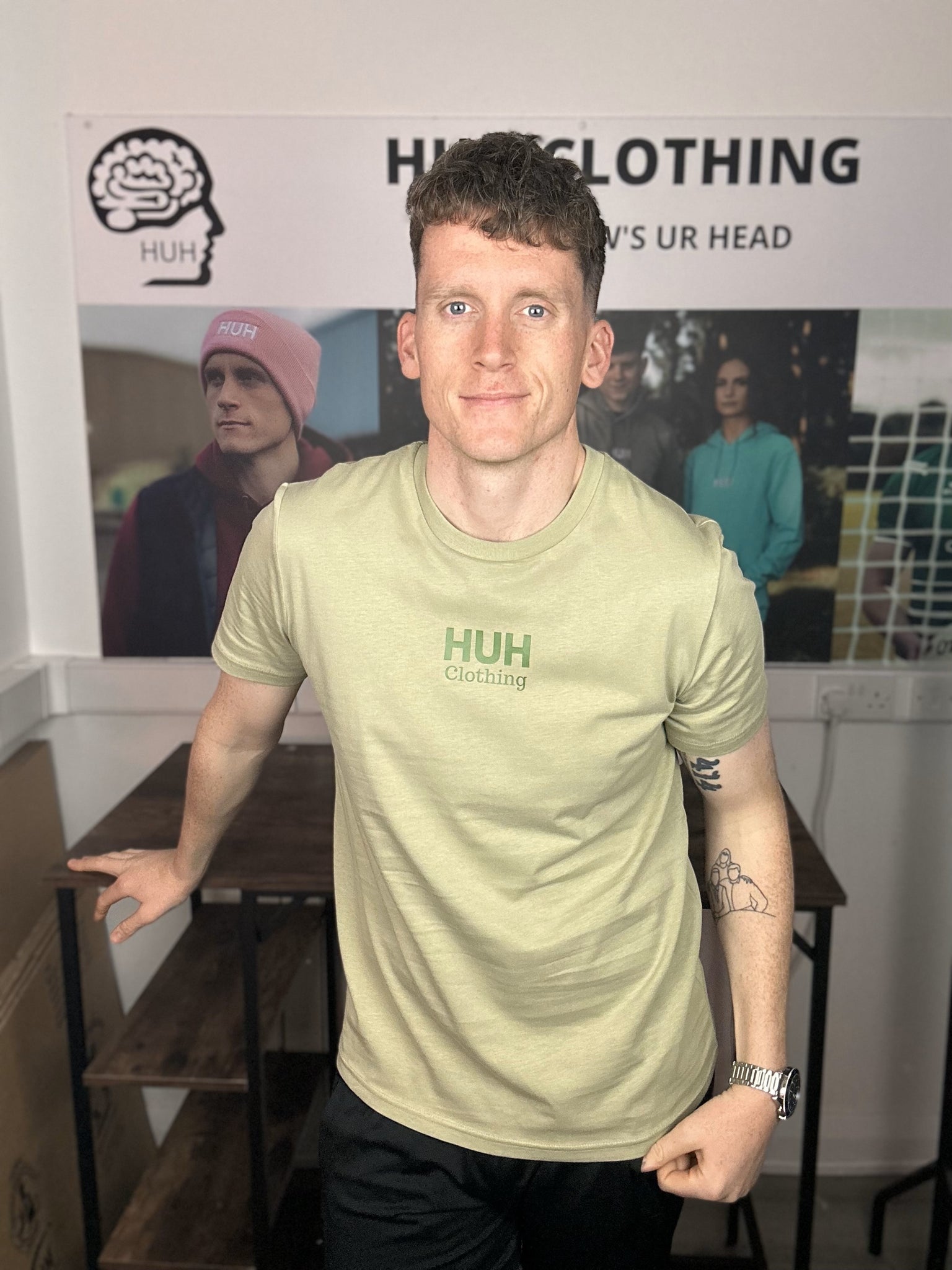 HUH Minimalist T - Sage - Coming soon! - HUHClothing